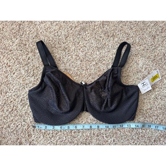 CHANTELLE GROUP Women's Bra size 36 H; Black w/ Underwire - Picture 2 of 8